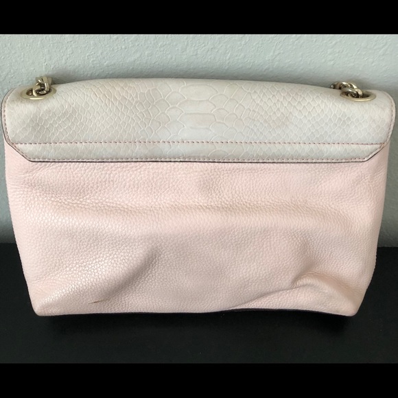 KATE SPADE PINK BOW GOLD CHAIN PURSE HANDBAG - Picture 8 of 16